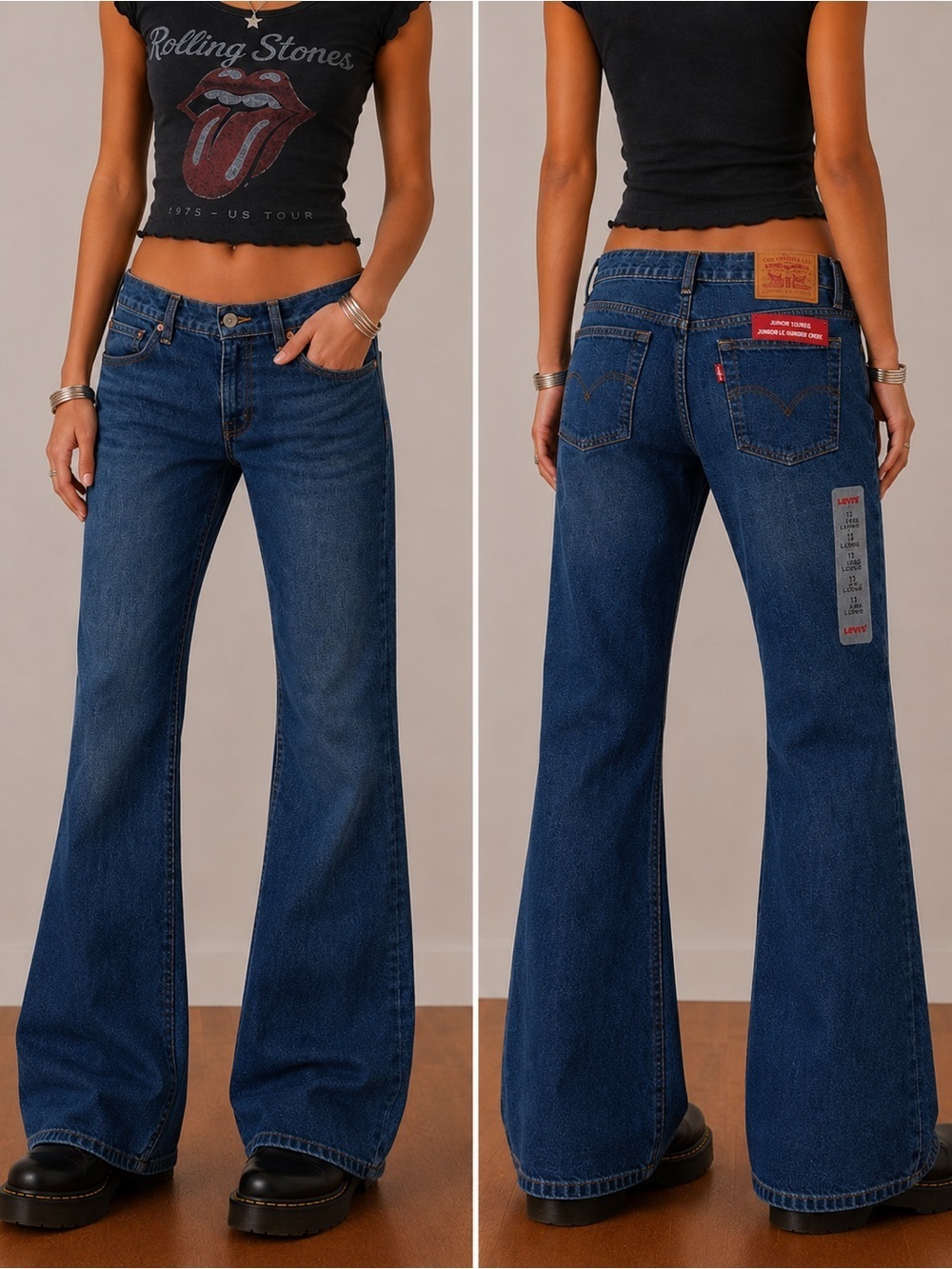 Y2K Levi’s 201 Low Rise Bootcut Jeans NWT 2003 Made in Canada Size 15
